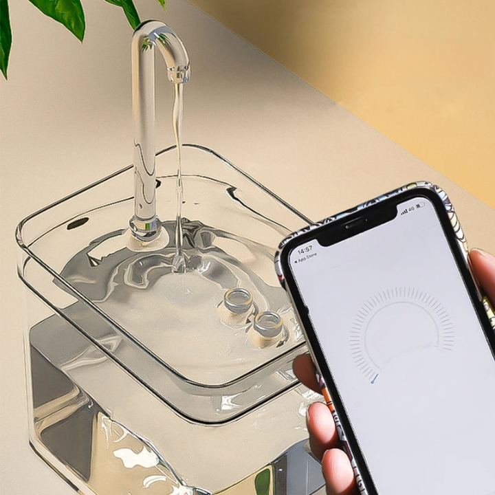 Fontaine à eau pour chat avec filtre automatique + 10 filtres