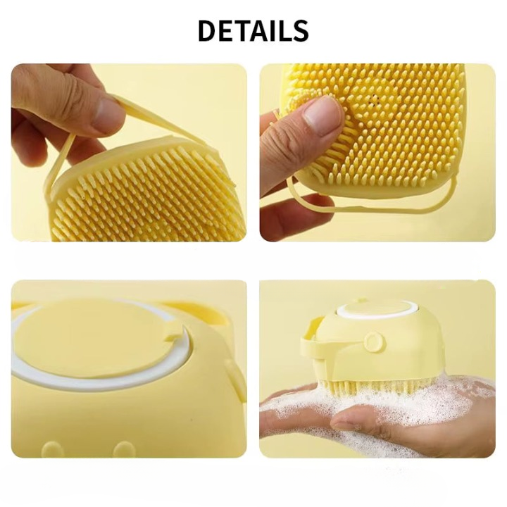 Brosse de bain en silicone