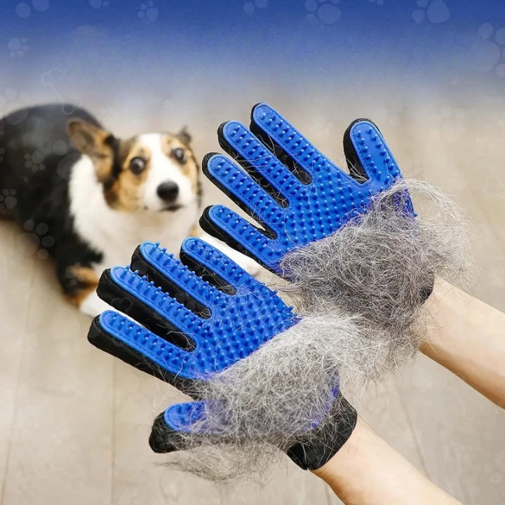 Gant de toilettage pour animaux