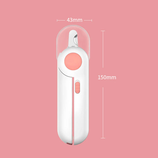 Cat Dog Nail Clipper with LED Light Pet Grooming Supplies Pet Claw Nail File Trimmer Puppy Kitten Pets Care Cleaning Beauty Tool